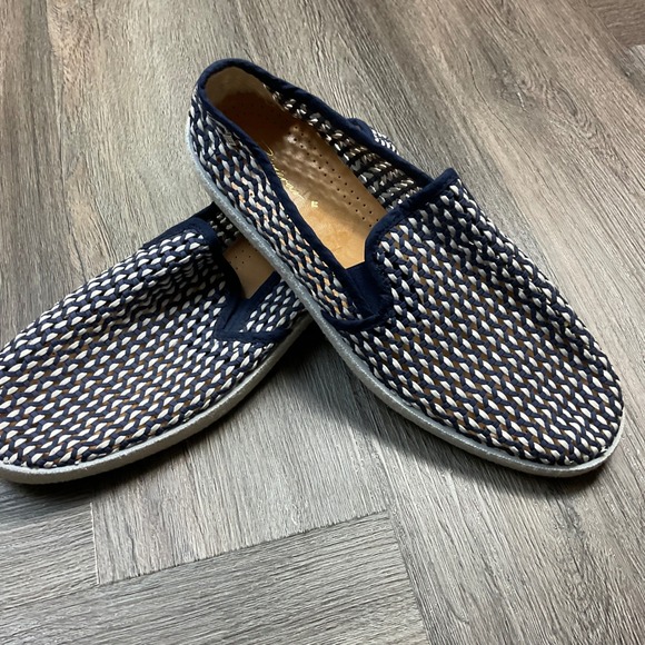Rivieras Other - Rivieras Napoles Espadrilles Slip On Shoes Mens EU 43 (US 10) Blue Woven‎ Mesh